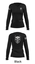ST. CHARLES COUNTY POLICE K-9 91406783 Women's Long Sleeve V-neck Shirt - 23