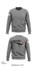 Gray Wolf  Crew Neck Sweatshirt - 2