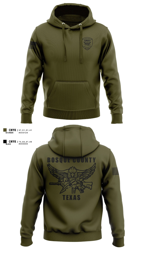 Hoodie, BOSQUE REGIONAL SWAT TEAM, Police, Teamtime, Team time, sublimation, custom sports apparel, team uniforms, spirit wear, spiritwear, sports uniforms, custom shirts, team store, custom team store, fundraiser sports, apparel fundraiser