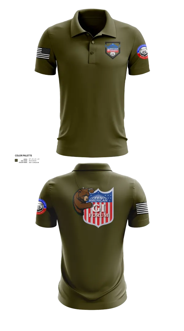 Short Sleeve Performance Polo, Agif board, Army, Teamtime, Team time, sublimation, custom sports apparel, team uniforms, spirit wear, spiritwear, sports uniforms, custom shirts, team store, custom team store, fundraiser sports, apparel fundraiser