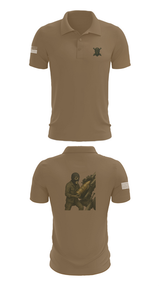 Short Sleeve Performance Polo, 2/11 Battery H, Marines, Teamtime, Team time, sublimation, custom sports apparel, team uniforms, spirit wear, spiritwear, sports uniforms, custom shirts, team store, custom team store, fundraiser sports, apparel fundraiser