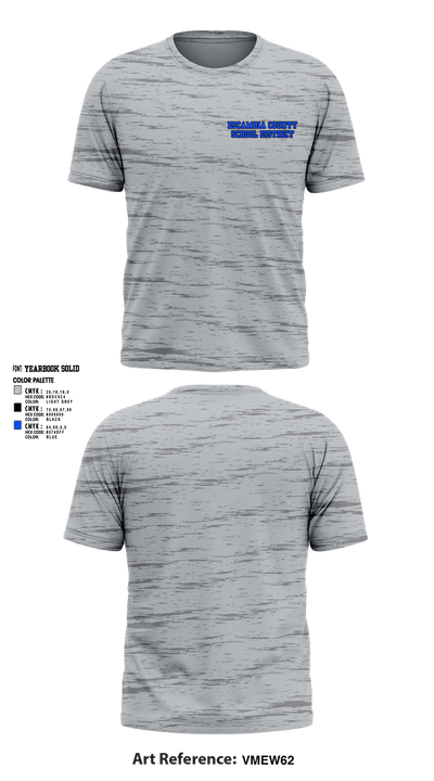 Escambia County School District 14556594 Short Sleeve Performance Shirt - 2