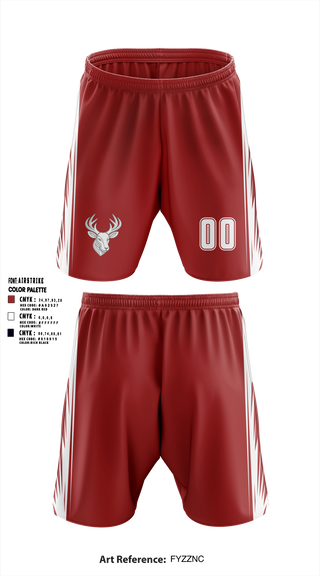 Athletic Shorts With Pockets, Golden Deers FC, Men's Soccer, Teamtime, Team time, sublimation, custom sports apparel, team uniforms, spirit wear, spiritwear, sports uniforms, custom shirts, team store, custom team store, fundraiser sports, apparel fundraiser