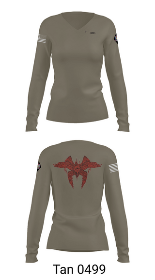 Womens Long Sleeve Vneck Shirt, Blackfoot 2nd platoon, , Teamtime, Team time, sublimation, custom sports apparel, team uniforms, spirit wear, spiritwear, sports uniforms, custom shirts, team store, custom team store, fundraiser sports, apparel fundraiser