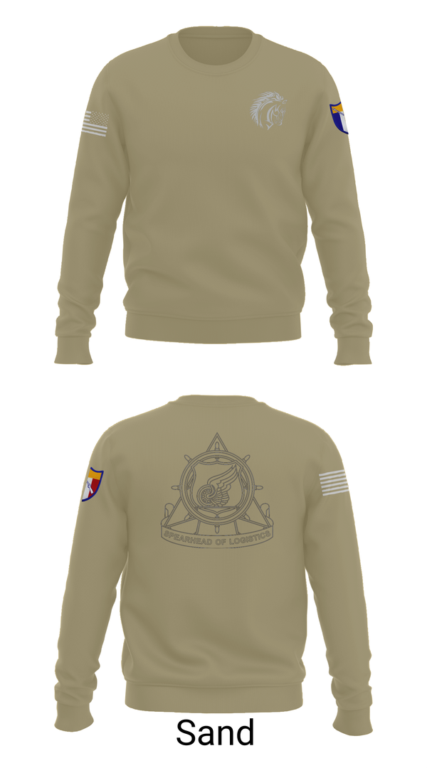 Crew Neck Sweatshirt, 2112th Transportation Company, , Teamtime, Team time, sublimation, custom sports apparel, team uniforms, spirit wear, spiritwear, sports uniforms, custom shirts, team store, custom team store, fundraiser sports, apparel fundraiser