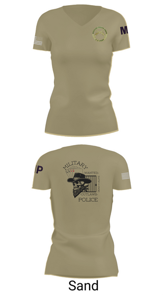 Womens Short Sleeve Vneck Shirt, 3RD PLATOON OUTLAWS, Army, Teamtime, Team time, sublimation, custom sports apparel, team uniforms, spirit wear, spiritwear, sports uniforms, custom shirts, team store, custom team store, fundraiser sports, apparel fundraiser