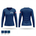 City of Day Twah 13365937 Women's Long Sleeve V-neck Shirt - 1