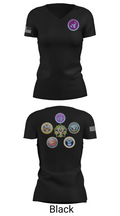 USMOG 65011829 Women's Short Sleeve V-neck Shirt - 28
