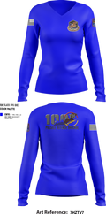 100th Missile Defense Brigade 43971287 Women's Long Sleeve V-neck Shirt - 103