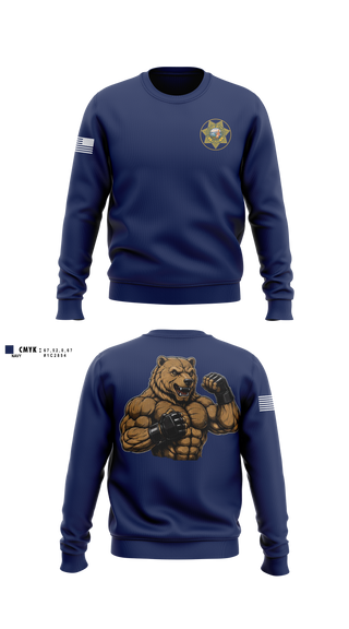 Crew Neck Sweatshirt, Ucla police departments, Police, Teamtime, Team time, sublimation, custom sports apparel, team uniforms, spirit wear, spiritwear, sports uniforms, custom shirts, team store, custom team store, fundraiser sports, apparel fundraiser