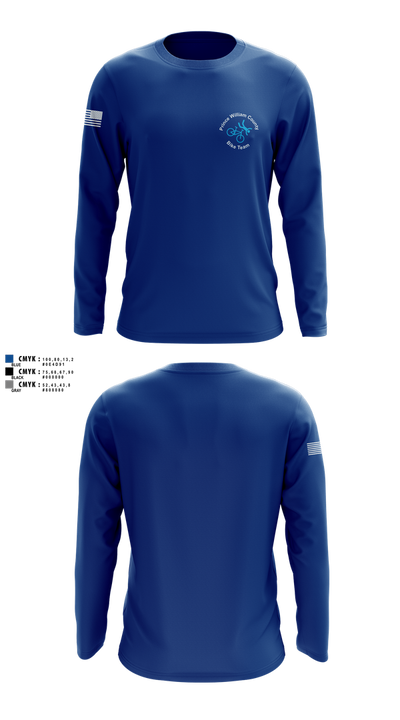 Prince William Bike Team 23723896 Long Sleeve Performance Shirt 3