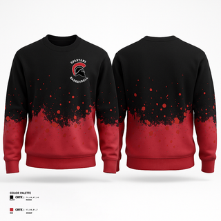 Crew Neck Sweatshirt, Spartans, Men's Basketball, Teamtime, Team time, sublimation, custom sports apparel, team uniforms, spirit wear, spiritwear, sports uniforms, custom shirts, team store, custom team store, fundraiser sports, apparel fundraiser