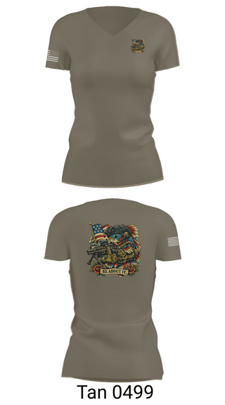 Womens Short Sleeve Vneck Shirt, Betta Fish, Army, Teamtime, Team time, sublimation, custom sports apparel, team uniforms, spirit wear, spiritwear, sports uniforms, custom shirts, team store, custom team store, fundraiser sports, apparel fundraiser