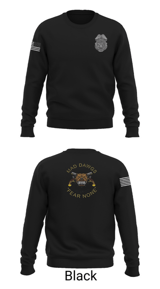 Crew Neck Sweatshirt, MADDAWGS 557 MP CO, Army, Teamtime, Team time, sublimation, custom sports apparel, team uniforms, spirit wear, spiritwear, sports uniforms, custom shirts, team store, custom team store, fundraiser sports, apparel fundraiser