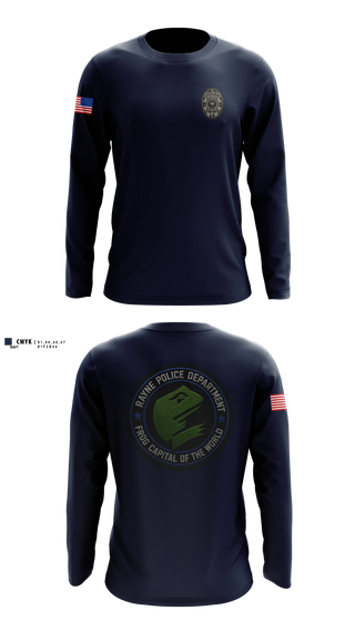 Long Sleeve Performance Shirt, Rayne Police Department, Police, Teamtime, Team time, sublimation, custom sports apparel, team uniforms, spirit wear, spiritwear, sports uniforms, custom shirts, team store, custom team store, fundraiser sports, apparel fundraiser