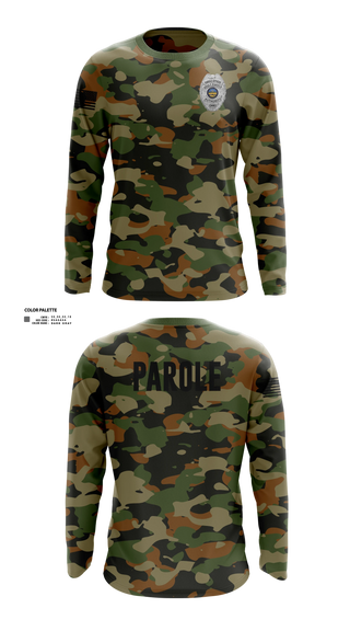 Long Sleeve Performance Shirt, Adult Parole Authority, Police, Teamtime, Team time, sublimation, custom sports apparel, team uniforms, spirit wear, spiritwear, sports uniforms, custom shirts, team store, custom team store, fundraiser sports, apparel fundraiser