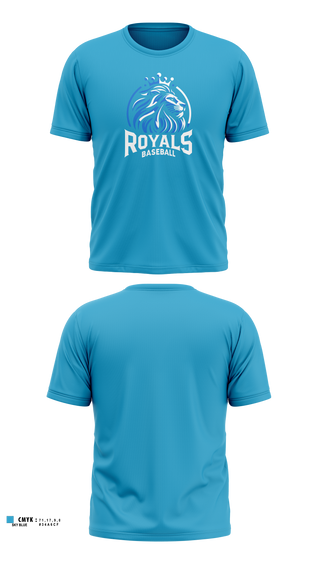 Short Sleeve Performance Shirt, Royals, Baseball, Teamtime, Team time, sublimation, custom sports apparel, team uniforms, spirit wear, spiritwear, sports uniforms, custom shirts, team store, custom team store, fundraiser sports, apparel fundraiser