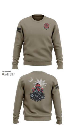Crew Neck Sweatshirt, UofSC Army ROTC, Army, Teamtime, Team time, sublimation, custom sports apparel, team uniforms, spirit wear, spiritwear, sports uniforms, custom shirts, team store, custom team store, fundraiser sports, apparel fundraiser