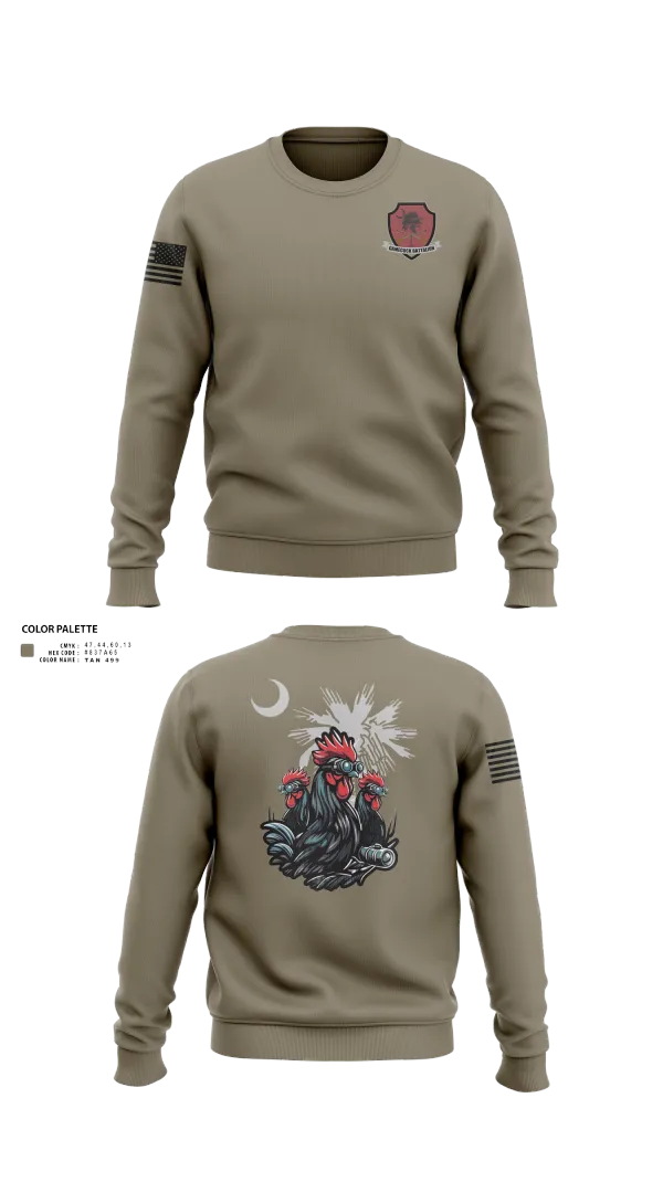 Crew Neck Sweatshirt, UofSC Army ROTC, Army, Teamtime, Team time, sublimation, custom sports apparel, team uniforms, spirit wear, spiritwear, sports uniforms, custom shirts, team store, custom team store, fundraiser sports, apparel fundraiser