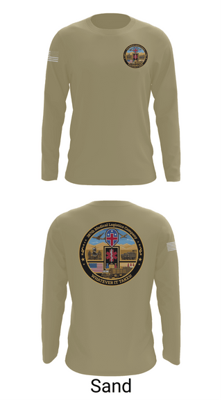 Long Sleeve Performance Shirt, 387th Medical Logistics Company, Army, Teamtime, Team time, sublimation, custom sports apparel, team uniforms, spirit wear, spiritwear, sports uniforms, custom shirts, team store, custom team store, fundraiser sports, apparel fundraiser