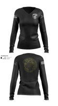 1-200 Women's Long Sleeve V-neck Shirt - 21
