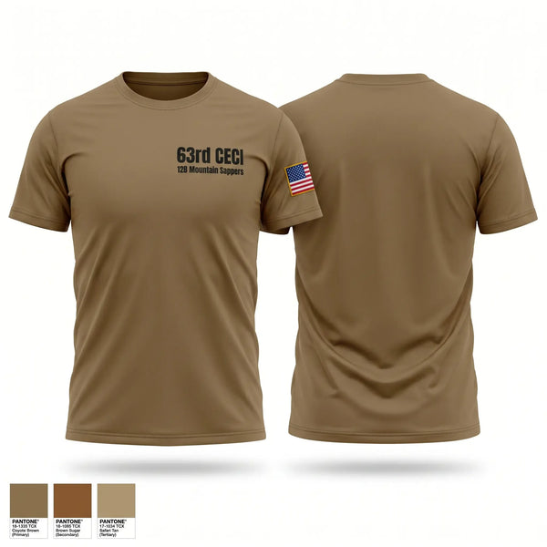 Short Sleeve Performance Shirt, 63rd CEC-I, Army, Teamtime, Team time, sublimation, custom sports apparel, team uniforms, spirit wear, spiritwear, sports uniforms, custom shirts, team store, custom team store, fundraiser sports, apparel fundraiser