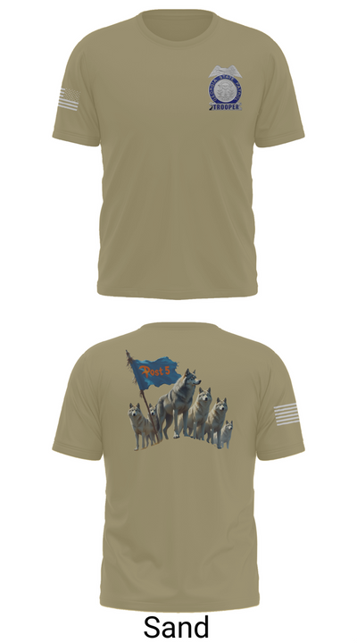 GSP POST 5 DALTON 6815888 Short Sleeve Performance Shirt - 91