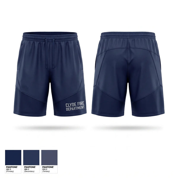 Athletic Shorts With Pockets, Clyde fire department, Fire Department, Teamtime, Team time, sublimation, custom sports apparel, team uniforms, spirit wear, spiritwear, sports uniforms, custom shirts, team store, custom team store, fundraiser sports, apparel fundraiser