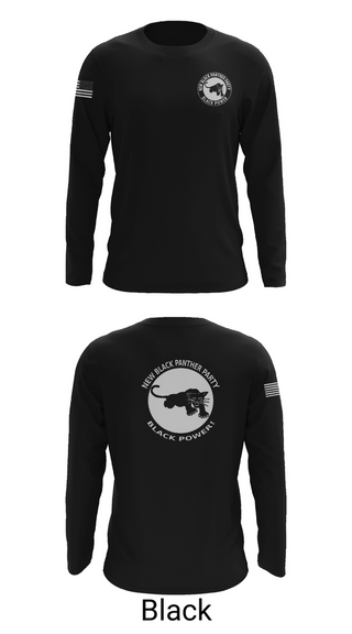 Long Sleeve Performance Shirt, New Black Panther Party, Army, Teamtime, Team time, sublimation, custom sports apparel, team uniforms, spirit wear, spiritwear, sports uniforms, custom shirts, team store, custom team store, fundraiser sports, apparel fundraiser