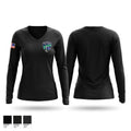 Bottineau Ambulance District Women's Long Sleeve V-neck Shirt - 1
