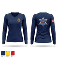 Washington County Sheriff’s Offfice Women's Long Sleeve V-neck Shirt - 1