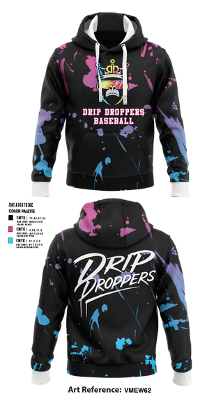 Hoodie, Drip Droppers, Baseball, Teamtime, Team time, sublimation, custom sports apparel, team uniforms, spirit wear, spiritwear, sports uniforms, custom shirts, team store, custom team store, fundraiser sports, apparel fundraiser