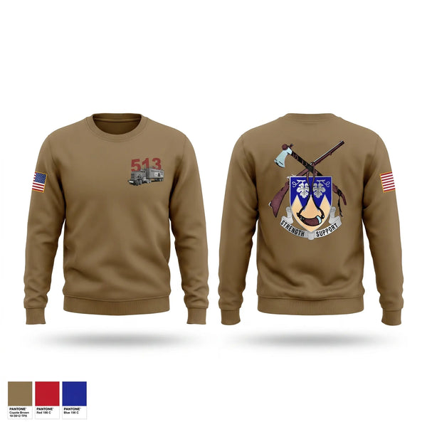 Crew Neck Sweatshirt, 593D CSC, Army, Teamtime, Team time, sublimation, custom sports apparel, team uniforms, spirit wear, spiritwear, sports uniforms, custom shirts, team store, custom team store, fundraiser sports, apparel fundraiser