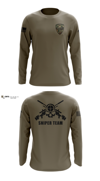 Long Sleeve Performance Shirt, NIPAS Est Marksmen, Police, Teamtime, Team time, sublimation, custom sports apparel, team uniforms, spirit wear, spiritwear, sports uniforms, custom shirts, team store, custom team store, fundraiser sports, apparel fundraiser