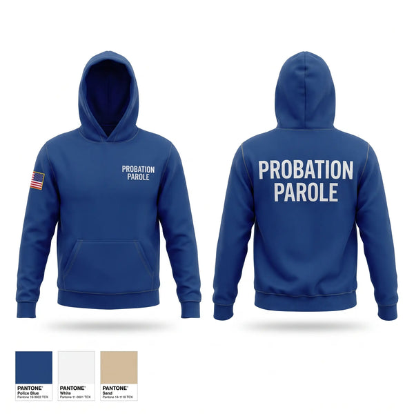 Hoodie, Probation & Parole, Police, Teamtime, Team time, sublimation, custom sports apparel, team uniforms, spirit wear, spiritwear, sports uniforms, custom shirts, team store, custom team store, fundraiser sports, apparel fundraiser