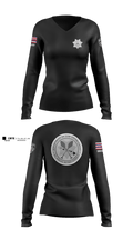 Hawai’i Department of Law Enforcement- Sheriff Division 58453737 Women's Long Sleeve V-neck Shirt - 22