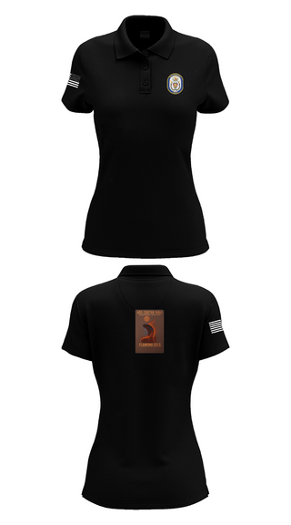 Womens Short Sleeve Performance Polo, Uss Carter Hall, , Teamtime, Team time, sublimation, custom sports apparel, team uniforms, spirit wear, spiritwear, sports uniforms, custom shirts, team store, custom team store, fundraiser sports, apparel fundraiser