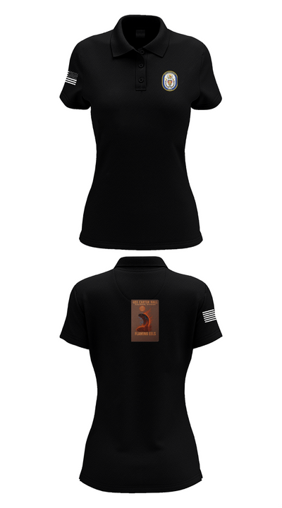 Uss Carter Hall 96042318 Women's Short Sleeve Performance Polo  - 33
