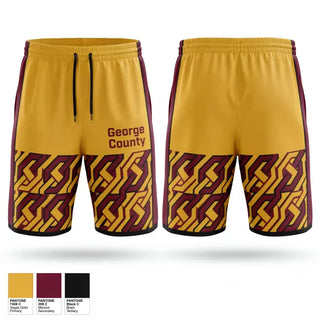 Athletic Shorts With Pockets, George County, Wrestling, Teamtime, Team time, sublimation, custom sports apparel, team uniforms, spirit wear, spiritwear, sports uniforms, custom shirts, team store, custom team store, fundraiser sports, apparel fundraiser