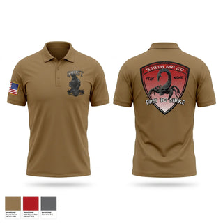 Short Sleeve Performance Polo, 2nd Platoon 978th MP Co, Army, Teamtime, Team time, sublimation, custom sports apparel, team uniforms, spirit wear, spiritwear, sports uniforms, custom shirts, team store, custom team store, fundraiser sports, apparel fundraiser