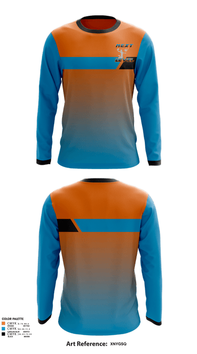 Next Level Basketball Long Sleeve Performance Shirt 1