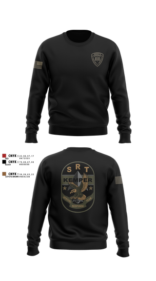 Crew Neck Sweatshirt, Kemper County Sheriff’s Office, Police, Teamtime, Team time, sublimation, custom sports apparel, team uniforms, spirit wear, spiritwear, sports uniforms, custom shirts, team store, custom team store, fundraiser sports, apparel fundraiser
