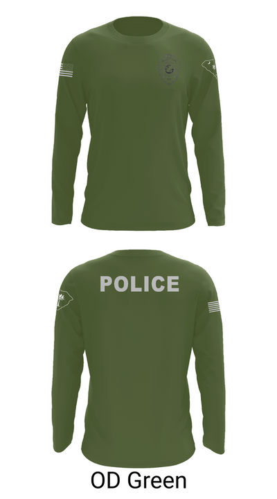 Bluffton PD 22287446 Long Sleeve Performance Shirt 44