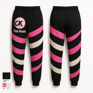 Sweatpants, Club Khaos, Women's Volleyball, Teamtime, Team time, sublimation, custom sports apparel, team uniforms, spirit wear, spiritwear, sports uniforms, custom shirts, team store, custom team store, fundraiser sports, apparel fundraiser