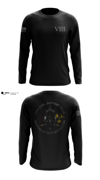 Long Sleeve Performance Shirt, 8th WMD-Civil Support Team, Army, Teamtime, Team time, sublimation, custom sports apparel, team uniforms, spirit wear, spiritwear, sports uniforms, custom shirts, team store, custom team store, fundraiser sports, apparel fundraiser