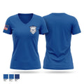 Massachusetts Department of Correction Women's Short Sleeve V-neck Shirt - 1