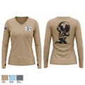 Electrical Division Women's Long Sleeve V-neck Shirt - 1