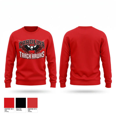 Carolina Track Hawks Crew Neck Sweatshirt - 2