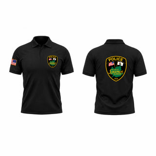 Short Sleeve Performance Polo, Sycamore PD, Police, Teamtime, Team time, sublimation, custom sports apparel, team uniforms, spirit wear, spiritwear, sports uniforms, custom shirts, team store, custom team store, fundraiser sports, apparel fundraiser