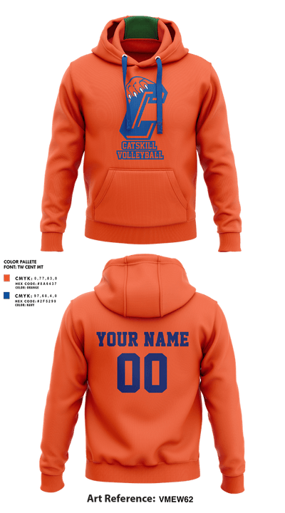 Catskill Volleyball 51447521 Hoodie - 3